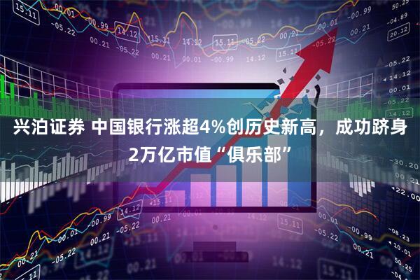 兴泊证券 中国银行涨超4%创历史新高，成功跻身2万亿市值“俱乐部”